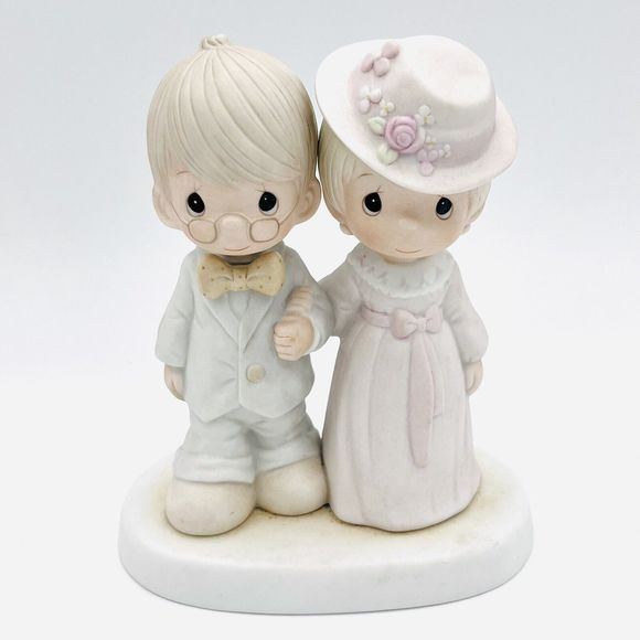 Precious Moments God Bless Our Family Porcelain Figurine. Vintage 1986. EUC - Picture 1 of 5